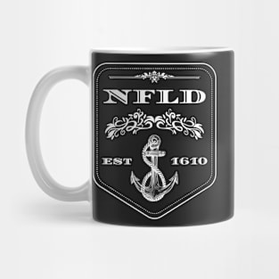 Newfoundland Vintage Anchor Design || Newfoundland and Labrador || Gifts || Souvenirs || Clothing Mug